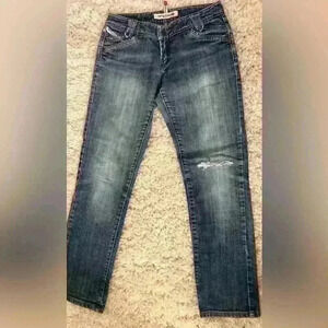 Yidoulizi Denim Jeans, vintage wash